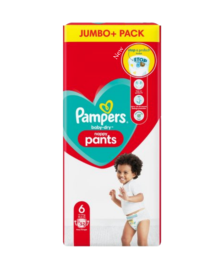 Picture of Pampers Baby Dry Nappy Pants Size 6