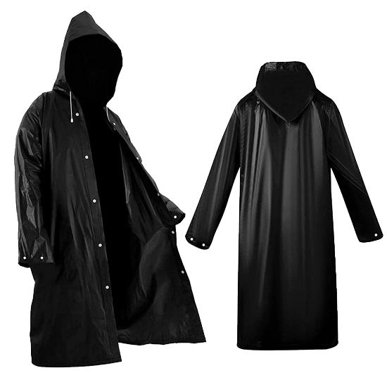 Picture of ALBOYI-2-Pack-Rain-Ponchos-(Black)