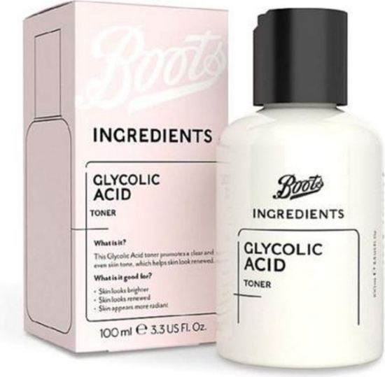 Picture of Boots Ingredients Glycolic Acid Toner 100ml