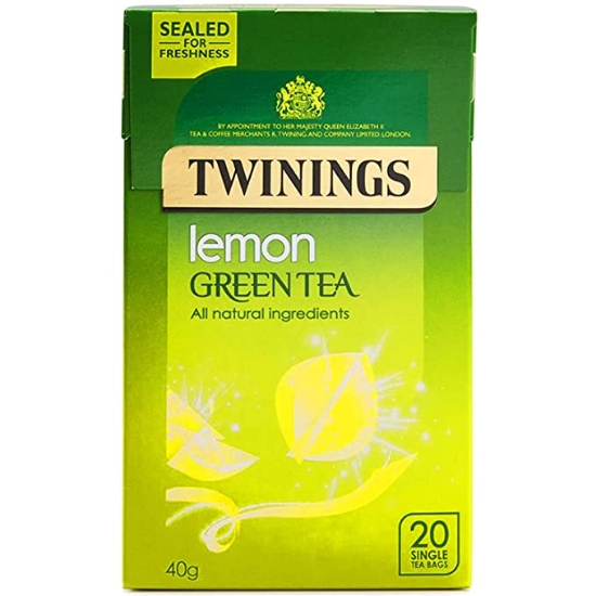 Picture of Twinings Lemon Green Tea 40g, 20 Tea Bags