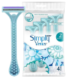 Picture of Gillette Simply Venus 2 Blades Disposable Razors for Women, Pack of 2