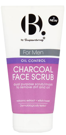 Picture of B. Men by Superdrug Oil Control Charcoal Face Scrub 150ml